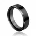 Wholesale Hand Made Fashionable Black Flat Ladies Rings For Women